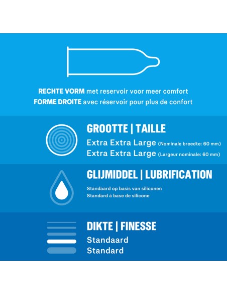 Préservatifs Durex Originals XXL x12 Préservatifs Durex Originals XXL x12