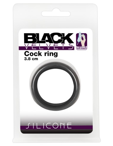 Cockring Velvet Ring L Noir 38mm