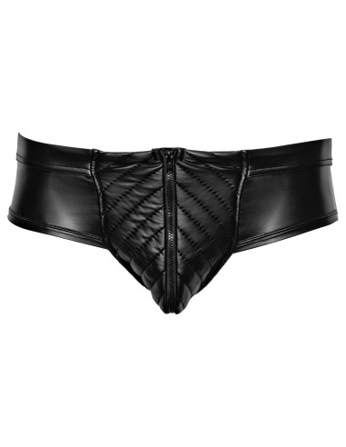 Slip sexy ouvert Maten Noir