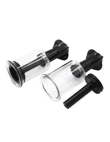 Suce tétons Twist noir 21 mm