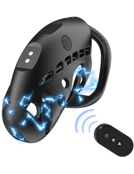 Cage de Chasteté Électro Nautilus 9.5 x 3.5cm