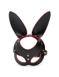 Masque de Lapin Punk Rabbit Noir et Rouge