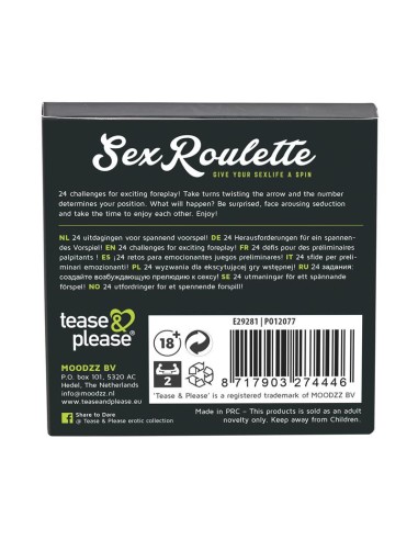 Jeu Sex Roulette Foreplay