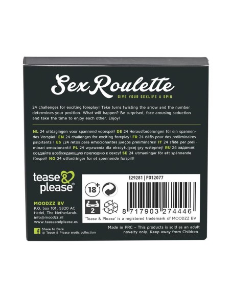 Jeu Sex Roulette Foreplay