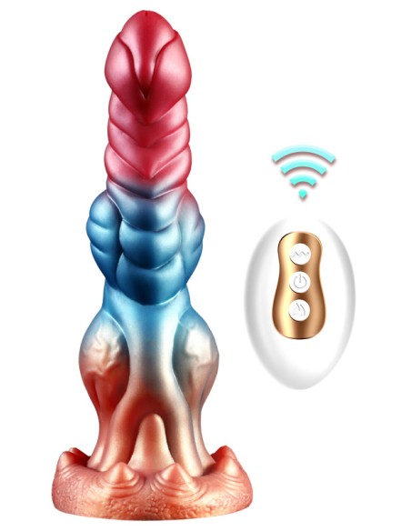 Gode Va-et-Vient Vibrant et Chauffant Drakolis 23.5 x 7cm