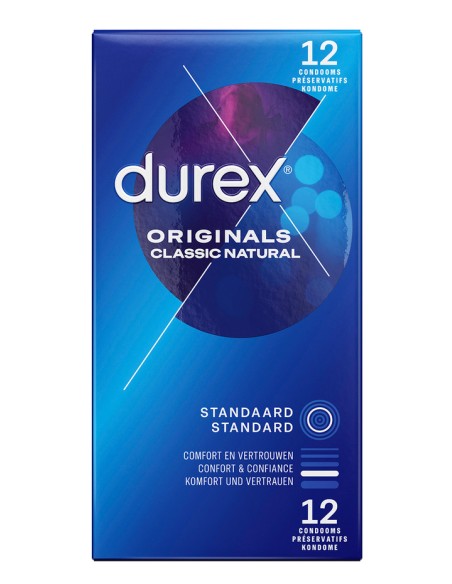 Préservatifs Durex Originals Natural 56mm x12