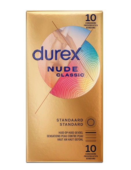 Préservatifs Durex Nude x10 Préservatifs Durex Nude x10