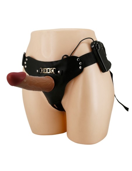 Gode Ceinture Creux Vibrant Starks 15.5 x 4.5cm Marron