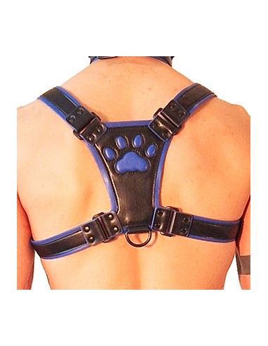 Harnais Puppy Harness Noir-Bleu