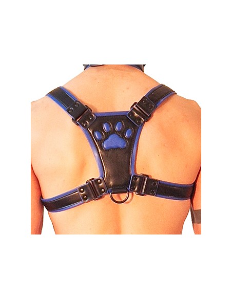 Harnais Puppy Harness Noir-Bleu
