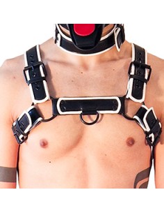 Harnais Puppy Harness Noir-Blanc