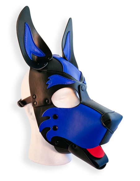 Cagoule Puppy Hood Noire et Bleue