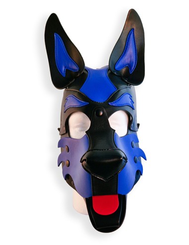 Cagoule Puppy Hood Noire et Bleue