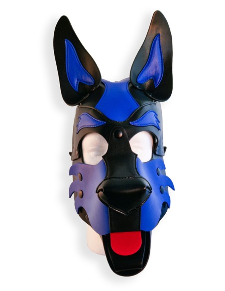 Cagoule Puppy Hood Noire et Bleue