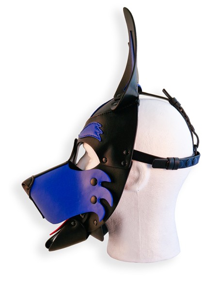 Cagoule Puppy Hood Noire et Bleue