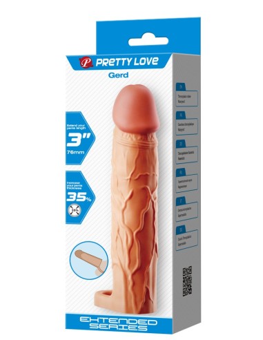 Gaine de Pénis Gerd 18.5 x 4cm - Gaines Pénis - 2