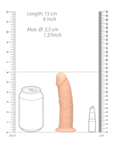 Gode Silicone Realrock 14.5 x 3.7cm