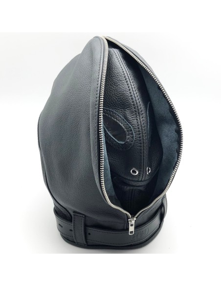 Cagoule sensorielle en cuir Cagoule sensorielle en cuir