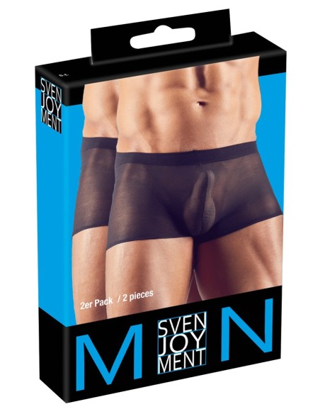 Lot 2 Boxers déchrirables JOY DUO Noirs