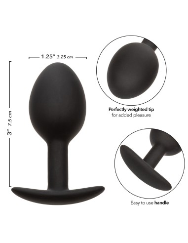 Plug avec bille Anal Vibe 7.5 x 3.3 cm - Poids 46g