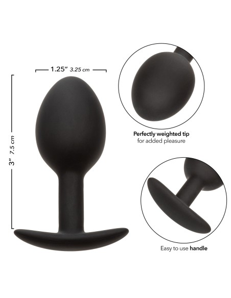 Plug avec bille Anal Vibe 7.5 x 3.3 cm - Poids 46g