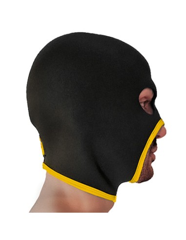 Cagoule Eyes Face Brutus Noire-Jaune