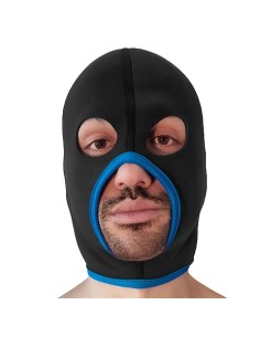 Cagoule Eyes Face Brutus Noire-Bleue