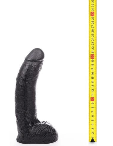 Gode Georges Hung System 19 x 5.3 cm Noir