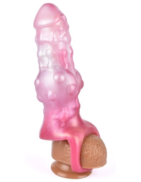 Gaine de pénis Monster Toadix 17 x 6cm Rose