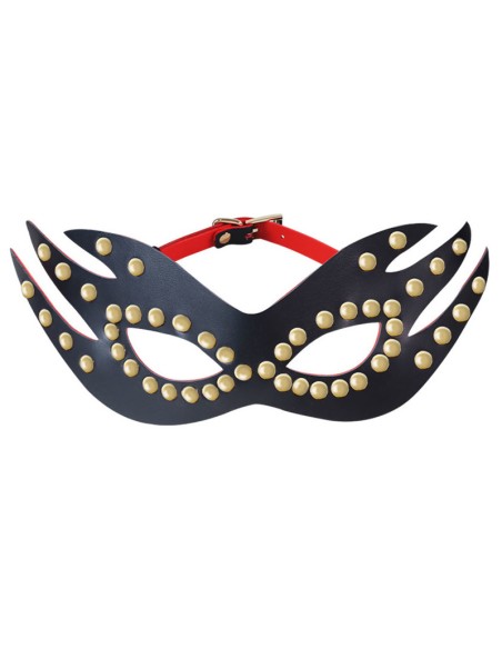 Masque Venise Noir et Rouge