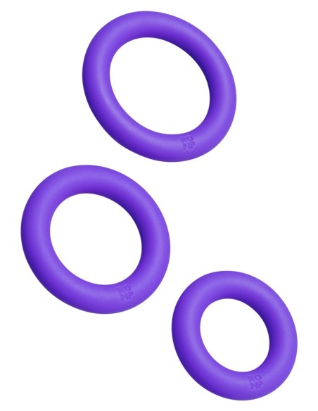 Lot de 3 Cockrings Remix Trio Violet Lot de 3 Cockrings Remix Trio Violet