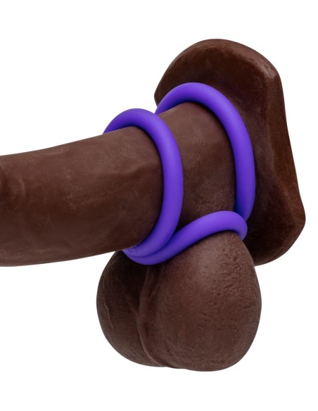 Lot de 3 Cockrings Remix Trio Violet Lot de 3 Cockrings Remix Trio Violet