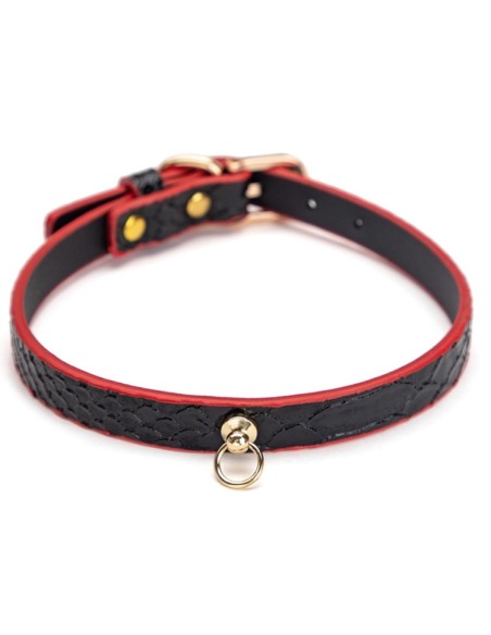 Kit Bdsm 7 Pièces Caiman noir-Rouge Kit Bdsm 7 Pièces Caiman noir-Rouge