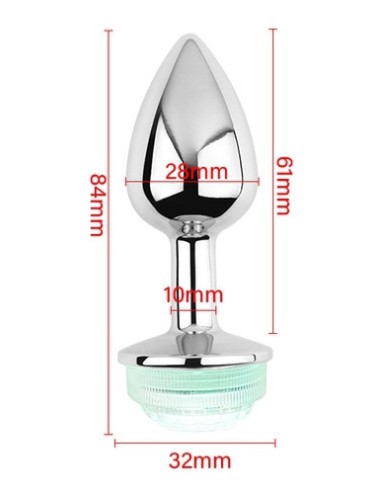 Plug Bijou lumineux Light Led S 6 x 2.7cm