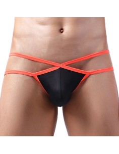 Jockstrap Bellicross Noir-Orange