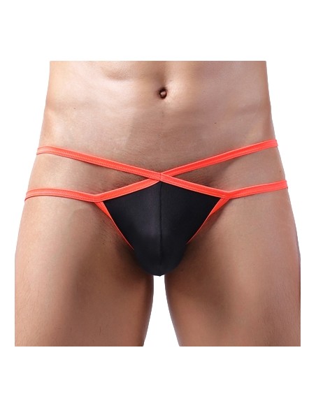 Jockstrap Bellicross Noir-Orange