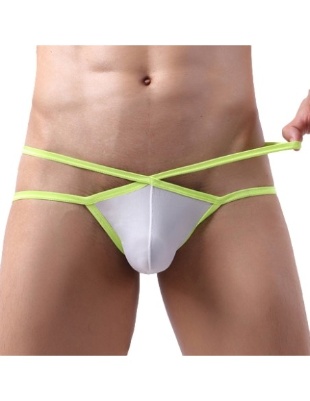 Jockstrap Bellicross Blanc-Jaune fluo Jockstrap Bellicross Blanc-Jaune fluo