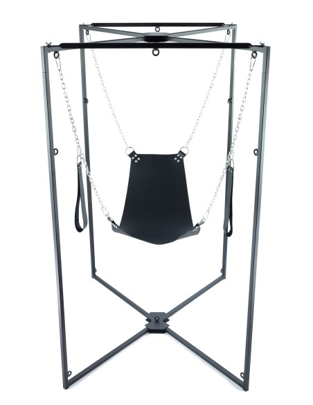 Kit Sling Cuir Triangle Noir Armature Noir Kit Sling Cuir Triangle Noir Armature Noir