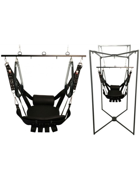 Kit Sling Cuir Deluxe VIP Noir Armature Grise Kit Sling Cuir Deluxe VIP Noir Armature Grise