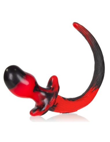 Plug Queue Puppy Tail Beagle 9.5 x 5 cm Rouge