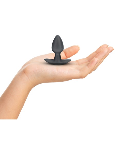 Plug Metally S 5 x 2.7cm Gris - PLUG ANAL SILICONE - 4
