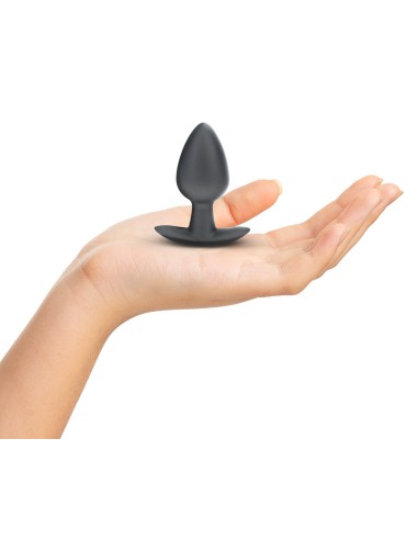 Plug Metally M 6.5 x 3.3cm Gris - PLUG ANAL SILICONE - 4