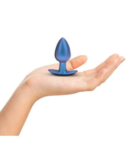 Plug Metally M 6.5 x 3.3cm Bleu - PLUG ANAL SILICONE - 4