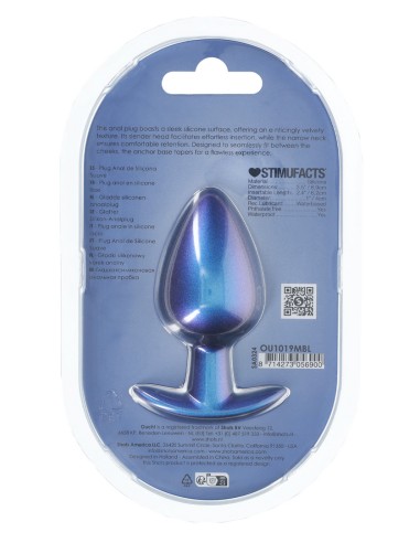 Plug Metally L 7.5 x 4cm Bleu