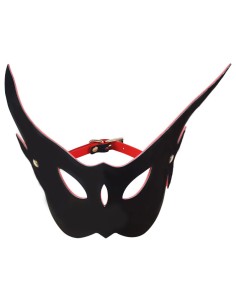 Masque Long Eared Owl Noir et Rouge