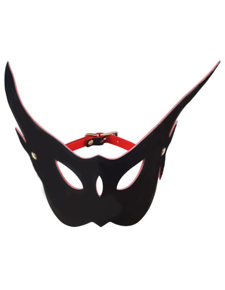 Masque Long Eared Owl Noir et Rouge Masque Long Eared Owl Noir et Rouge