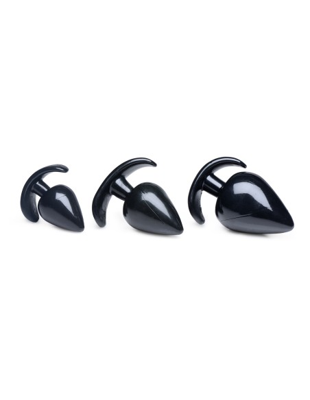 Lot de 3 plugs Spades Noir Lot de 3 plugs Spades Noir
