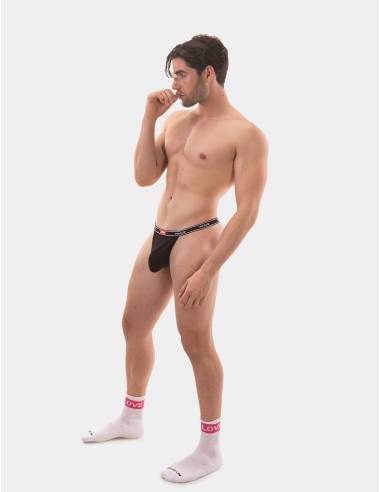 Rib Thong Proud Boy Noir