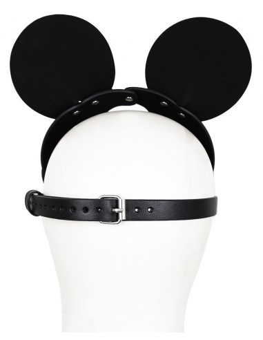 Masque avec Visage Souris Noir