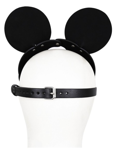 Masque avec Visage Souris Noir